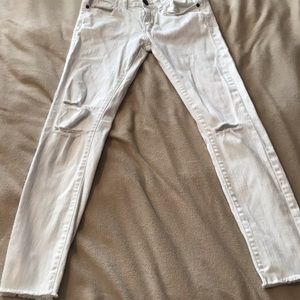 White junior jeans